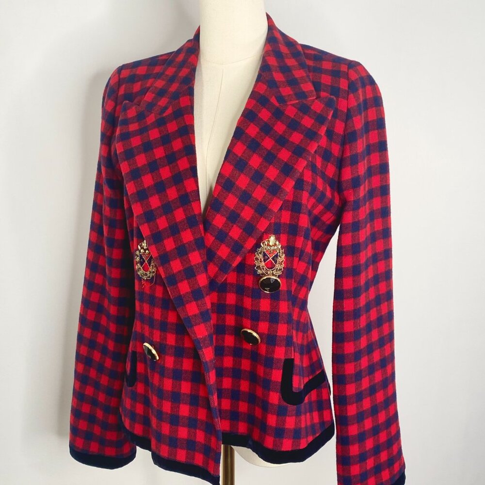 Gianfranco Ferré   - Red Tartan Coat